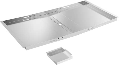 Bbq Plus Stainless Steel Universal Grease Tray With Catch Pan