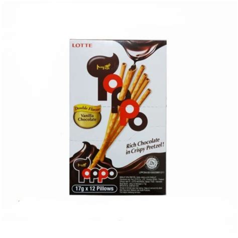 Jual LOTTE Toppo Chocolate Biskuit Stick Box Shopee Indonesia