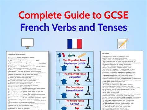 Complete Guides To Verbs And Tenses Gcse French 9 1 Teaching Resources