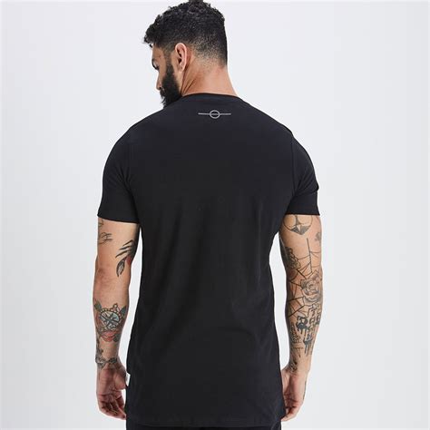 Buh Camiseta Buh Slim Laminado Preto