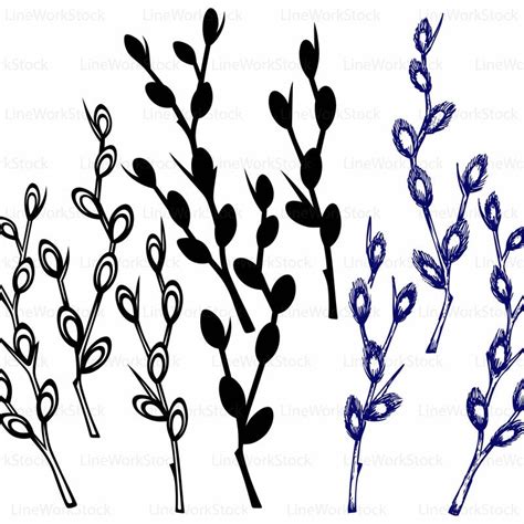 Pussy Willow Art Etsy