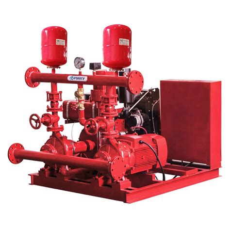 Fire Pump System Electric Diesel Jockey Pump From Purity Fire Fighting