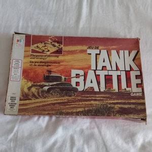 Tank Battle Game Vintage Antique By Milton Bradley Age To Adult