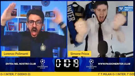 VIDEO Milan Inter 0 2 Live Reaction Ai Gol Di Dzeko E Mkhitaryan