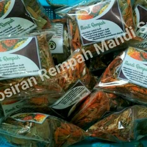 Jual Eceran Kemasan 1x Pakai Rempah Mandi Tradisional Kemasan