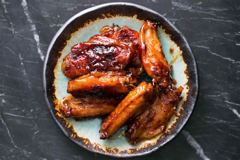 Bourbon Maple Glazed Chicken Wings Recipe