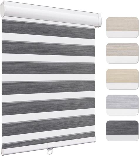 Amazon Keego Zebra Roller Window Blinds Cordless Custom Size Free