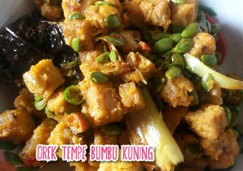 Cara Bikin Orek Tempe Bumbu Kuning Yang Enak Cookandrecipe