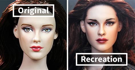 Artist Repaints Celebrity Dolls To Make Them Look More Realistic 20