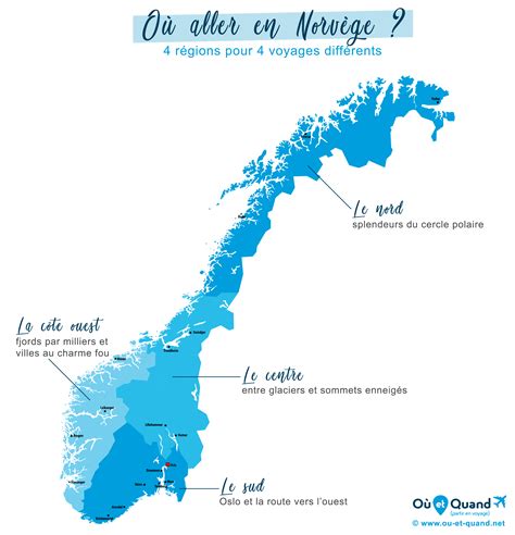 46 Lieux à Voir en Norvège Que Visiter Où Aller Carte Touristique