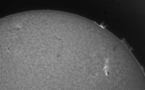 February 19, 2023 Sun during and post loop flare - Solar Observing and Imaging - Cloudy Nights