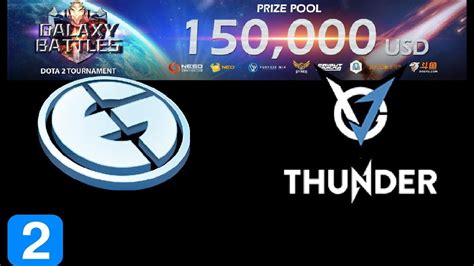 EG Vs VGJ Thunder Game 2 Grand Final Galaxy Battles Highlights Dota 2