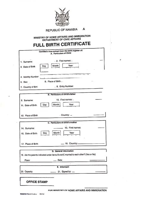Example Of A Full Birth Certificate at Julie Bennett blog