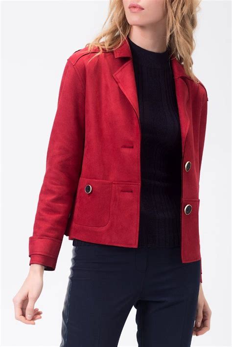 https://norastyle.ru/ Жакет-куртка из искусственной замши-стрейч ...