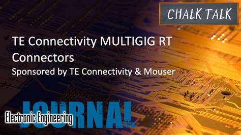 Te Connectivity Multigig Rt Connectors Te Connectivity And Mouser