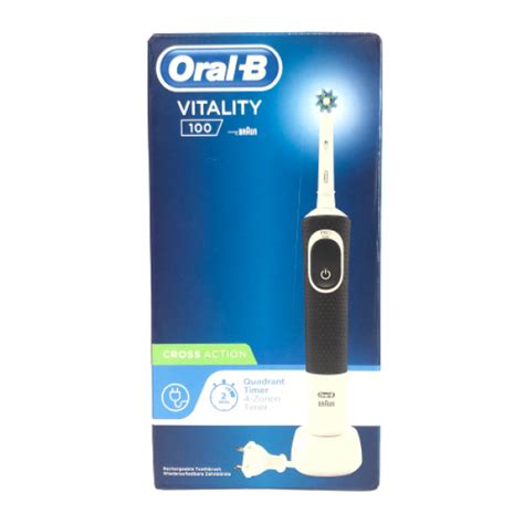 Oral B Cepillo Dental eléctrico Vitality 100 Cross Action Negro