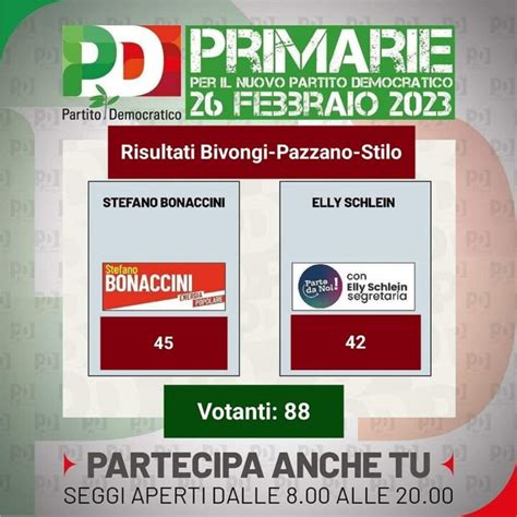 Primarie Pd Nella Vallata Dello Stilaro Vince La Democrazia Ciavula