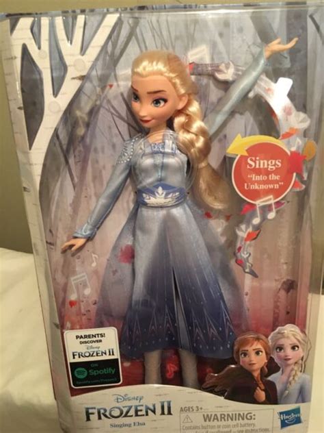 New Disney Frozen 2 Singing Elsa Doll W Into The Unknown Musical