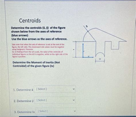 Solved Centroids Determine The Centroids X Of The Figure Chegg