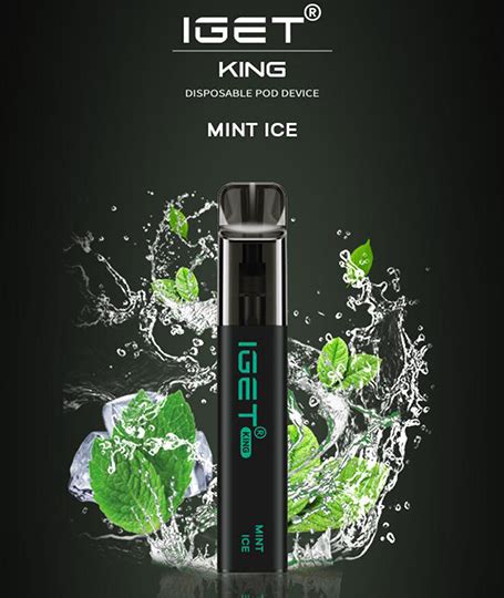 Iget King Vape Puff Mint Ice The Vape Bar