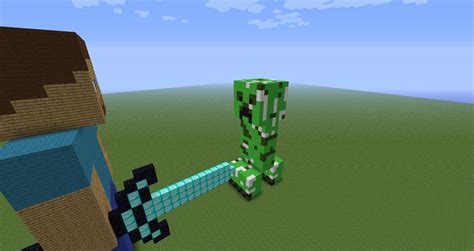 Creeper vs Steve Minecraft Map