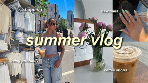 SUMMER DAYS IN MY LIFE Shop With Me Haul New Nails Coffee Shops