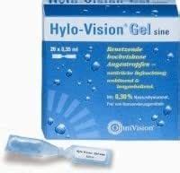 HYLO VISION Gel Sine Einzeldosispipetten 60X0 35 Ml Amazon De