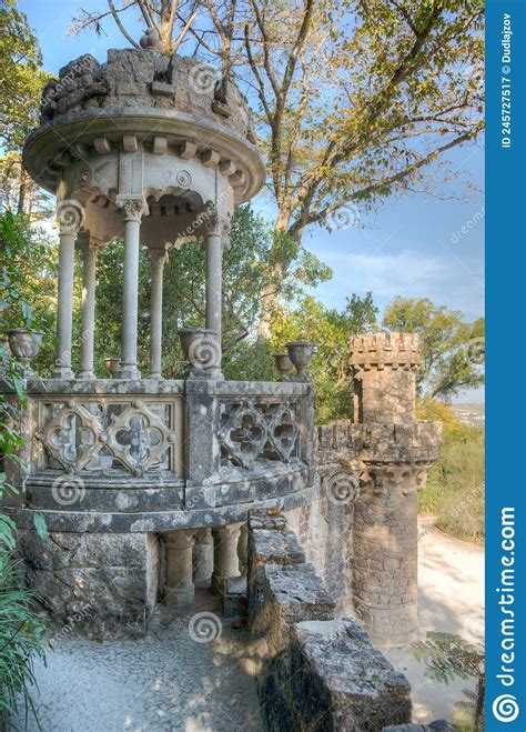 Guardian Gate At Quinta Da Regaleira Palace In Sintra Portugal