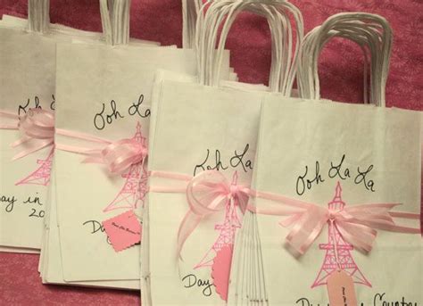 Paris Party Favor Bags French Themed Birthday By Parischicboutique 67