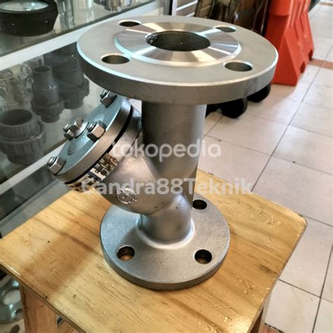 Jual Y Strainer Stainless Flange JIS 10K 2 Inch Y Strainer SS304