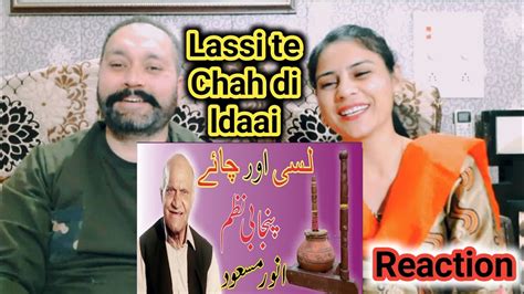 Anwar Masood Lassi Ate Chah Funny Poetry