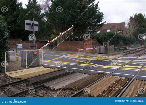 March Datchet Berks Level Crossing Barriers Closing