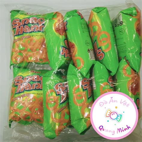 Bịch bim bim Oishi đủ vị 12g 10 gói 6g 20 gói Snack bí đỏ đậu xanh