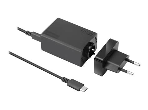 Lenovo 65W USB C Travel Adapter Adaptateur Secteur 65 Watt 40AW0065EU