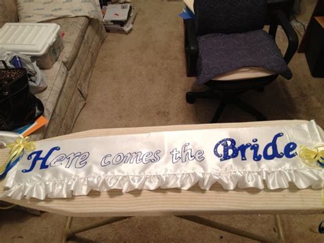 Banners Company Logo Here Comes The Bride Banner