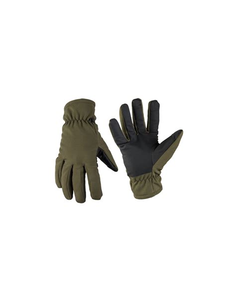 Mil Tec Softshell Gloves Thinsulate Olive