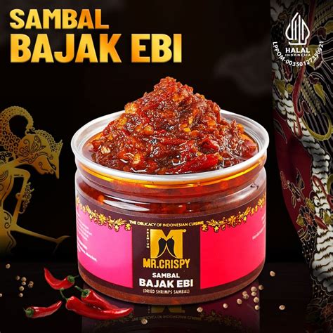 Jual Sambal Cumi Asin Pete Bajak Ebi Teri Medan Sambel Mr Crispy