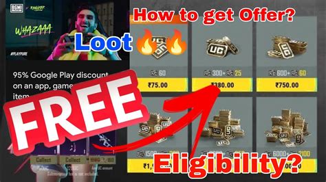 Bgmi Uc Trick To Get In 19rs Bgmi New Uc Offer How To Get Free Uc