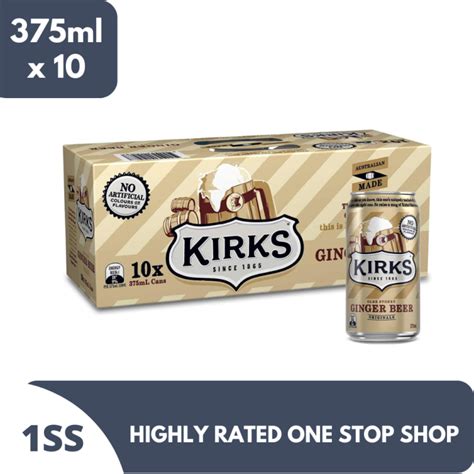 Kirks Olde Stoney Ginger Beer Soft Drink Original 375 Ml X 10 Lazada Ph