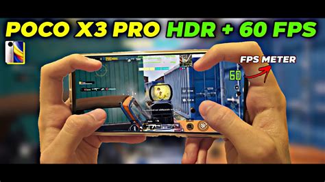 New POCO X3 PRO HDR 60 FPS PUBG MOBİLE TEST WITH FPS METER POCO