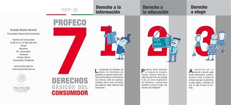 7 Derechos Básicos Del Consumidor Procuraduría Federal Del Consumidor