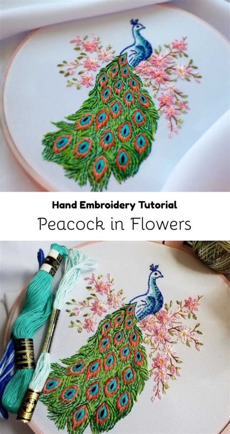 Pattern Peacock Embroidery Design - Pattern Design Ideas