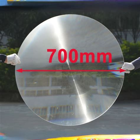 Lentille De Fresnel Ronde En Plastique Pmma Grande Loupe Optique