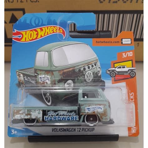 Hot Wheels Volkswagen T Pickup Verde Shopee Brasil