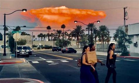 Las Vegas en ataque nuclear Fotografían extraña nube en Las Vegas