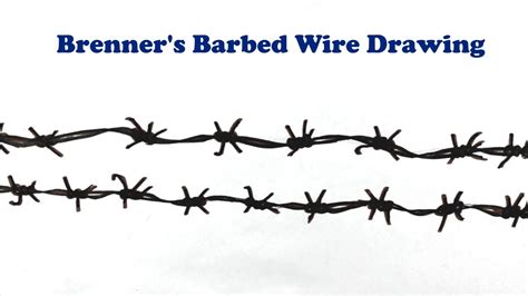 Brenner S How To Draw Barbed Wire Youtube