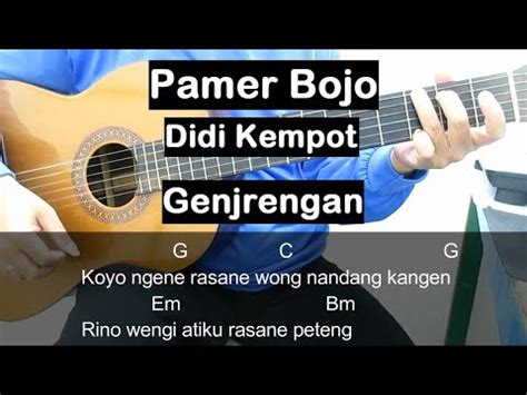 Belajar Gitar Pamer Bojo Didi Kempot Genjrengan Tutorial Gitar Pemula