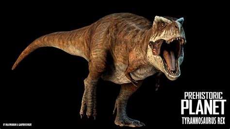 Artstation Prehistoric Planet Tyrannosaurus Rex Model Recreation