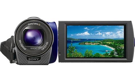 Sony Handycam HDR CX130 Blue High Definition Camcorder At Crutchfield