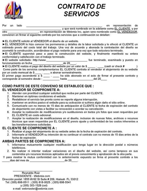 Contrato De Prestacion De Servicios De Fotografia Mide